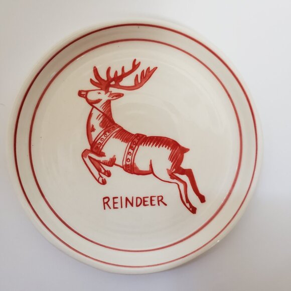 Molly Hatch Holiday Icon Plates Set/5 Appetizer Dessert 5" Anthropologie NWT - Picture 3 of 12